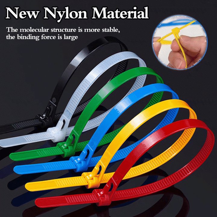 (🔥🎁2024 New Year Hot Sale🎁 48% OFF) - Buckle Self-locking Premium Nylon Cable Wire Ties