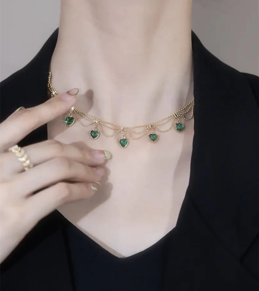Versatile Delicate Love Heart Necklace
