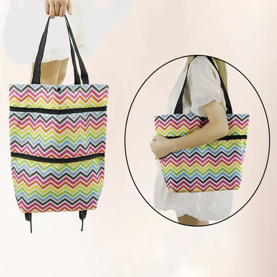 Foldable eco-friendly shopping bag