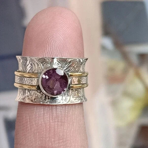 🎁Bohemian-Style Crystal Meditation Ring