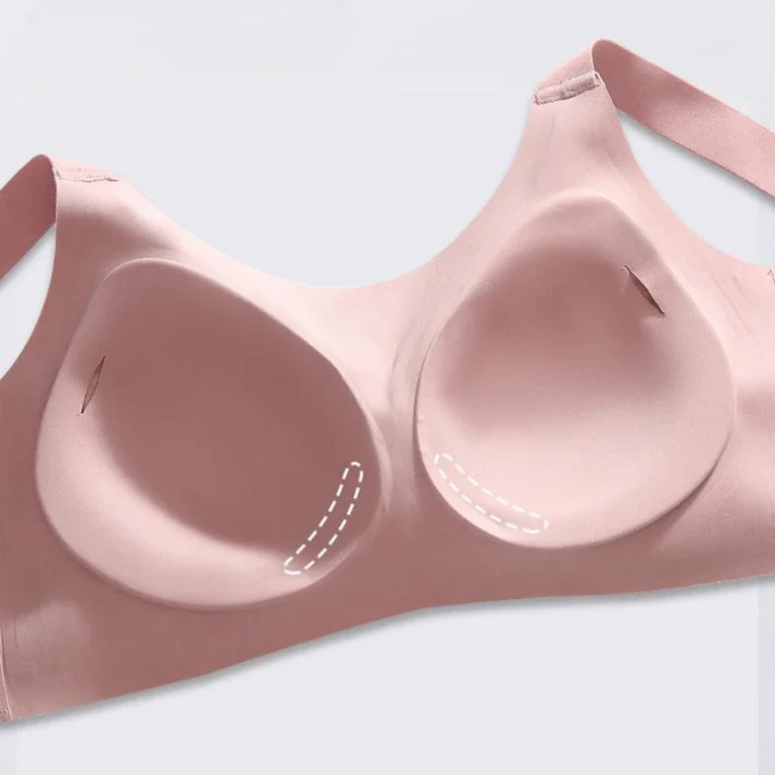 Soft Supporting Push up Wire-Free Thin Bra