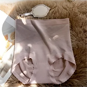 [ Antibacterial Mulberry Silk] High-waisted Tummy Control Shaping Briefs for Women