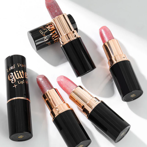 Waterproof Moisturizing Glitter Lipstick
