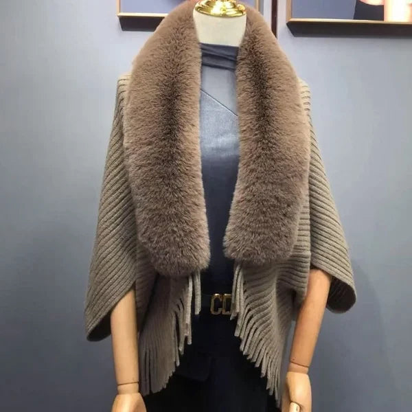 Knitting Thick Womens Loose Shawl 💥