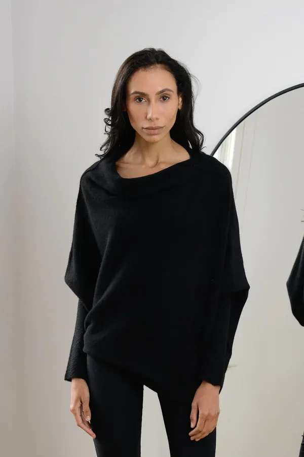 2024 NEW ASYMMETRIC DRAPED JUMPER