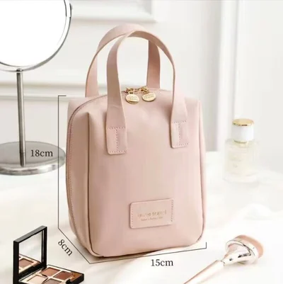 Large capacity portable makeup bag