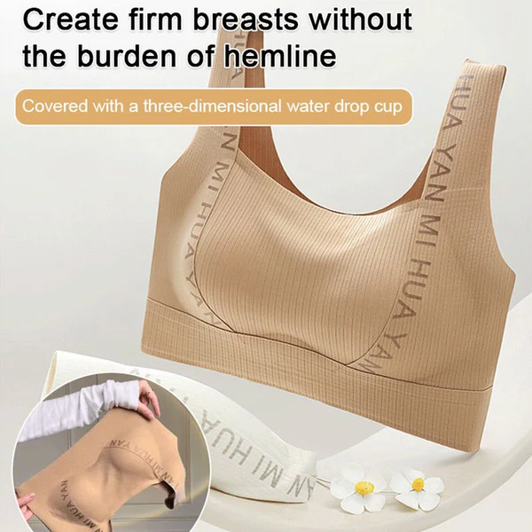 High Elasticity Wide-straps Non-marking Underwear Bra