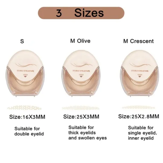 GLUE FREE INVISIBLE DOUBLE EYELID STICKER
