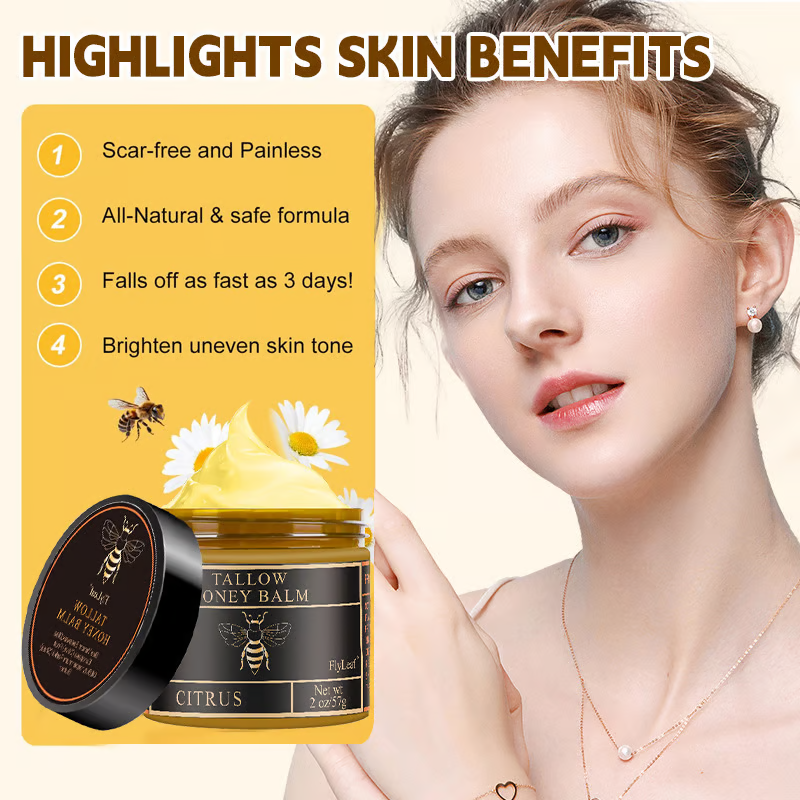 Beef Tallow and Honey Balm for Skin