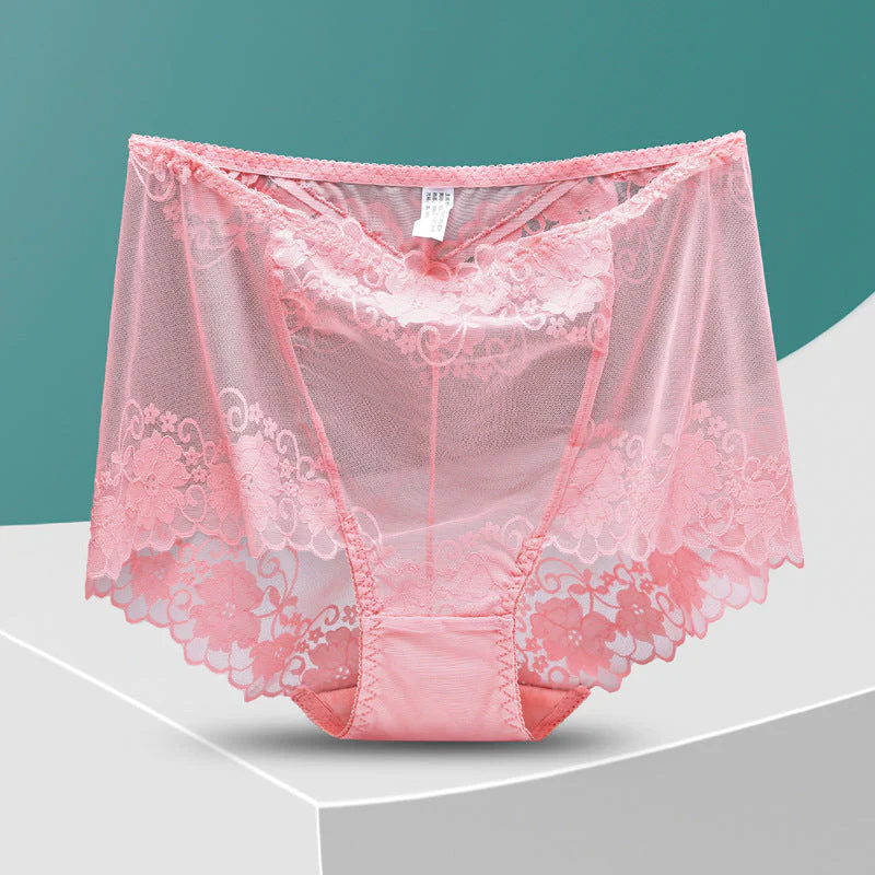 Womens silk lace handmade panties