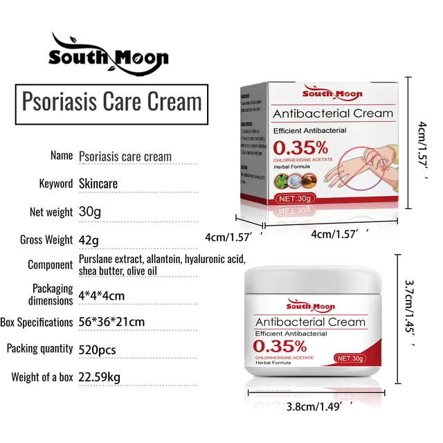 Psoriasis Treatment Cream Moss Repair Itchy Skin Relief