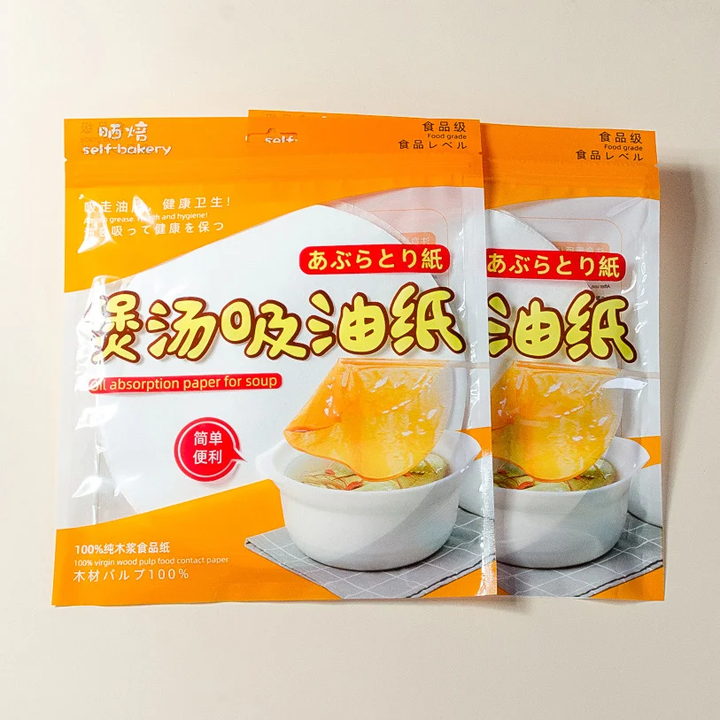 Healthy Diet One-Time Use Soup Oil-Absorbing Paper