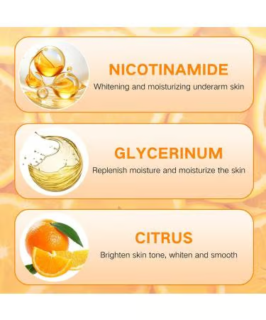 Vitamin C Underarm Whitening Cream For Women Body Brightening Emulsion