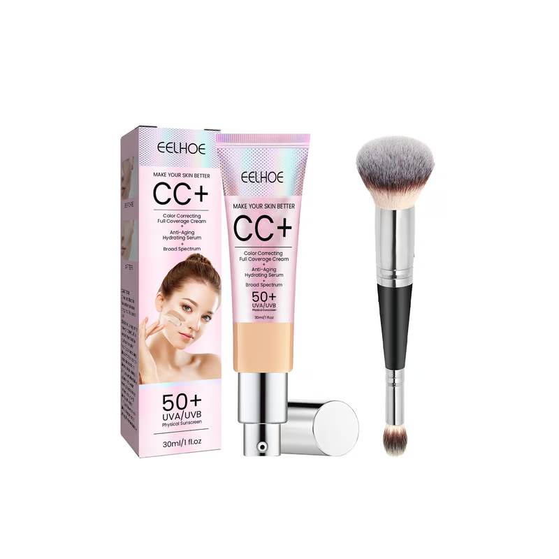 CC+ Cream Illumination SPF50 w Luxe Brush Makeup