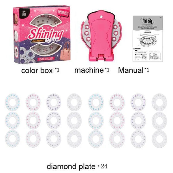 🔥Hot Sale‎🔥Gem Stapler - Glam Girl Styling Set
