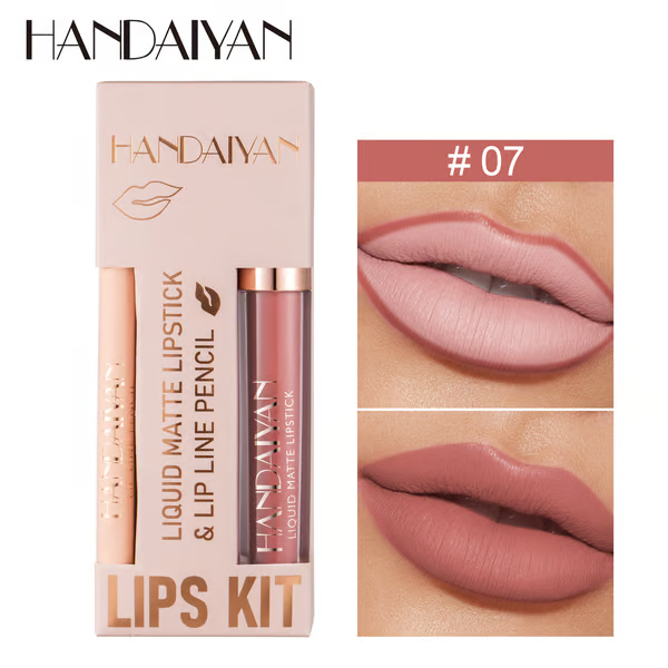 Lipstick Lip Liner Matte Waterproof Non-fading Non-stick Lipstick