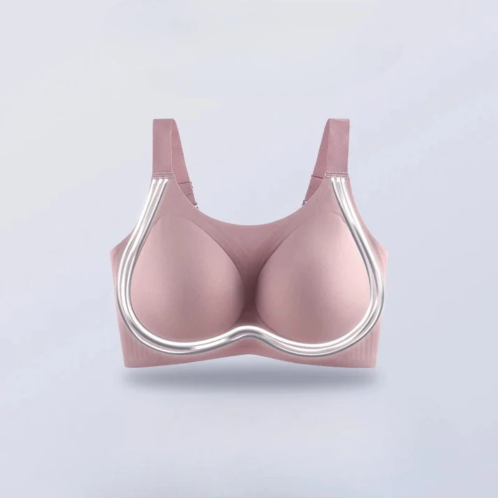 Soft Supporting Push up Wire-Free Thin Bra