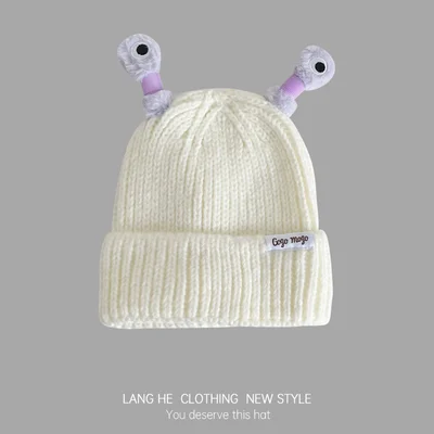 Cute Little Monster LED Knit Beanie