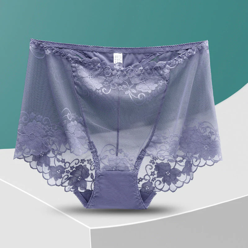Womens silk lace handmade panties
