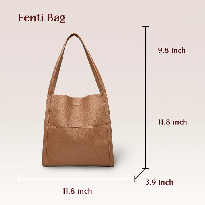 Hand sew Durable Leather Shoulder Bag