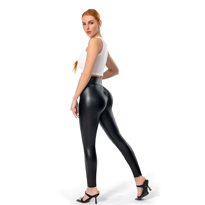 MATTE LEATHER TROUSERS