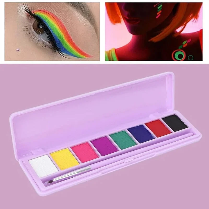 Water Soluble Fluorescent Makeup Palette