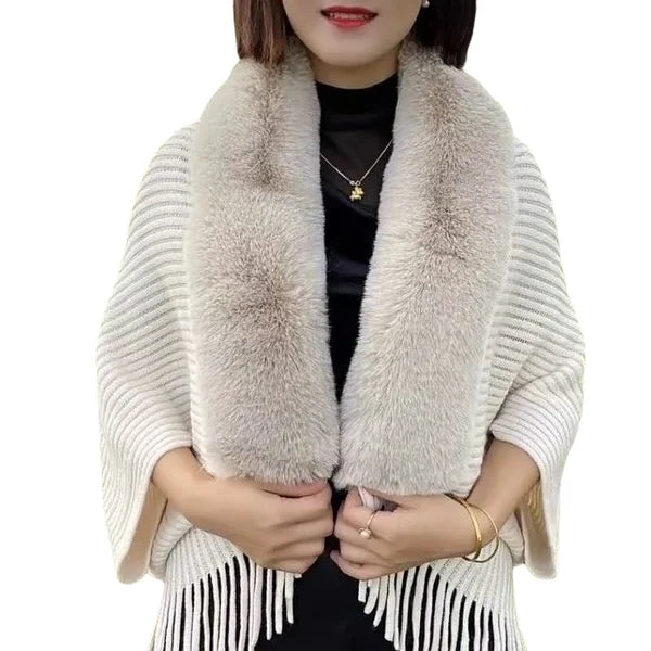Knitting Thick Womens Loose Shawl 💥