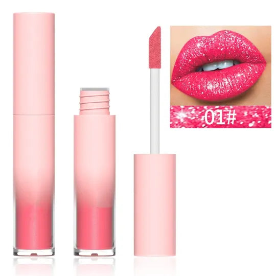 18 Color Diamond Lip Gloss Matte to Shimmer Liquid