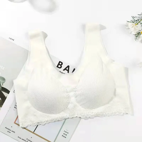 2024 Latex 4.0 Graceful Anti saggy Breathable Lace Large Size Bra