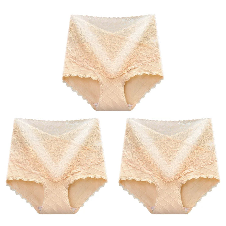 [ Pay 1 Get 3PCS ]🌸Hot style Lace+Cotton Anti-Side Leakage Panty