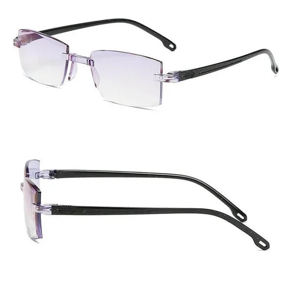 NEW DIAMOND-CUT BIFOCAL PROGRESSIVE & ANTI-BLUE EYEWEAR ULTRALIGHT READING GLASSES