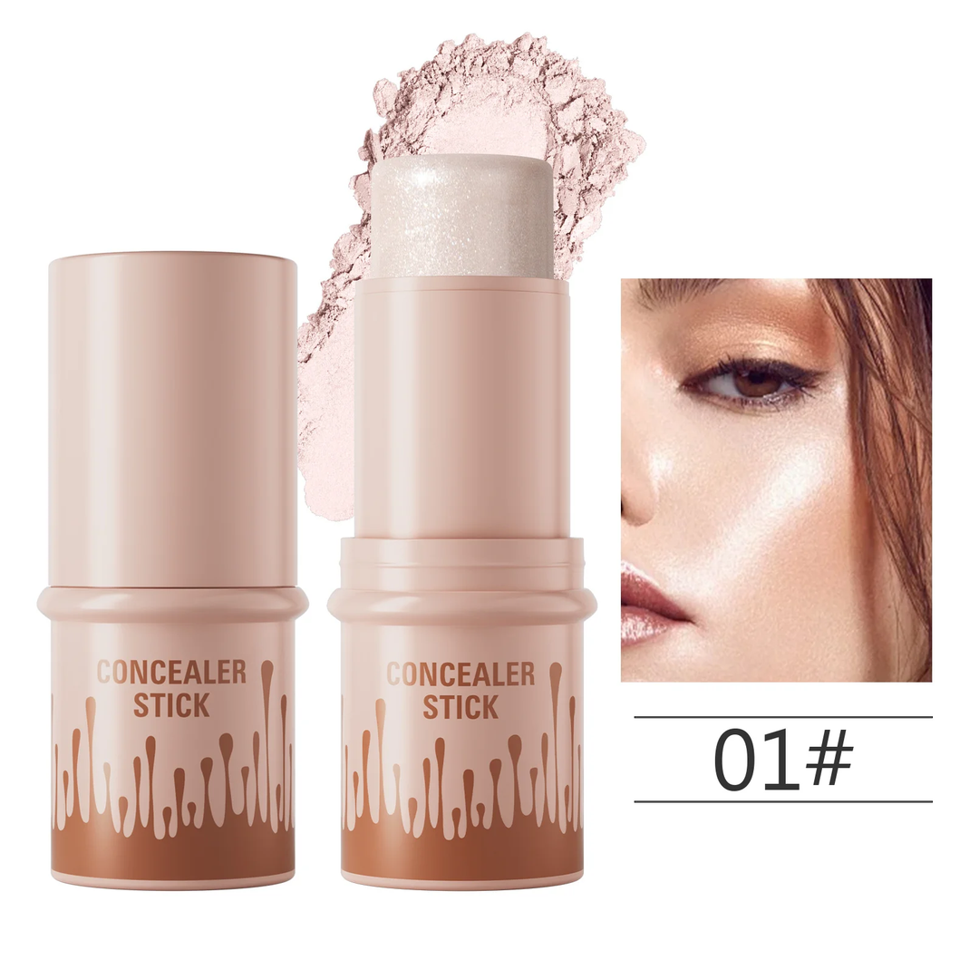 Multi-color natural fit shadow contour concealer stick