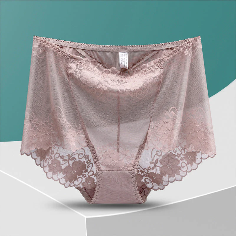 Womens silk lace handmade panties