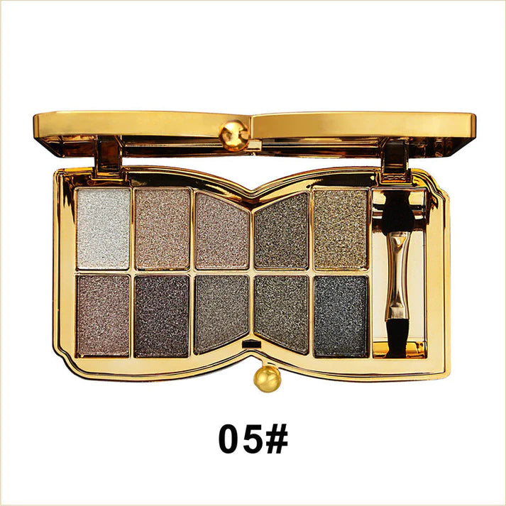 Ideal Gift - 10 Colors Glitter Eyeshadow Palette