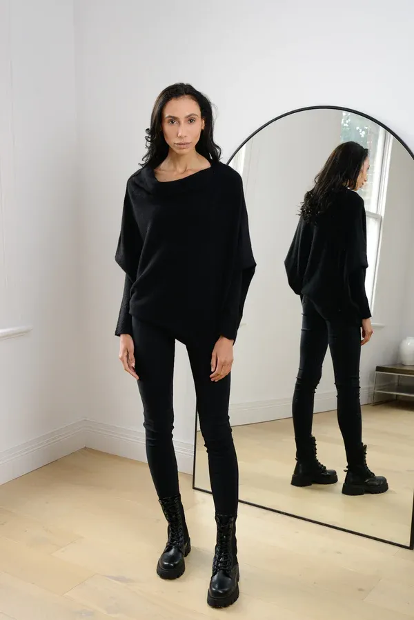 2024 NEW ASYMMETRIC DRAPED JUMPER