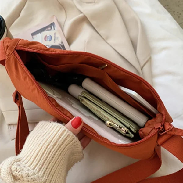 Simple Women Dumpling Cross body Bag