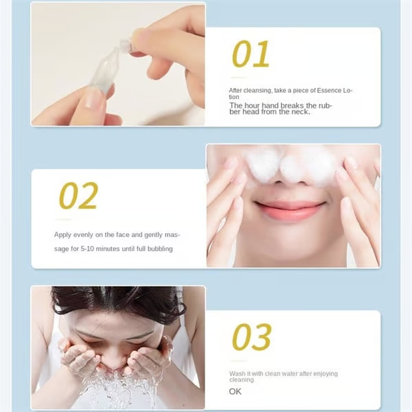 3% Hyaluronic Acid Glass Skin Single-Use Vials Skincare Comfort