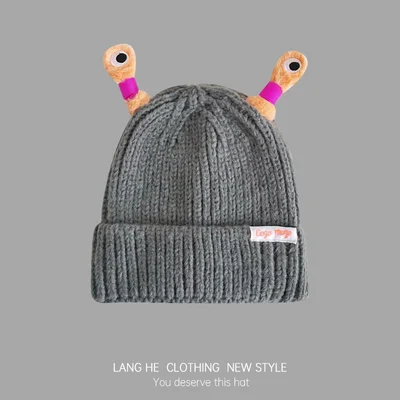 Cute Little Monster LED Knit Beanie