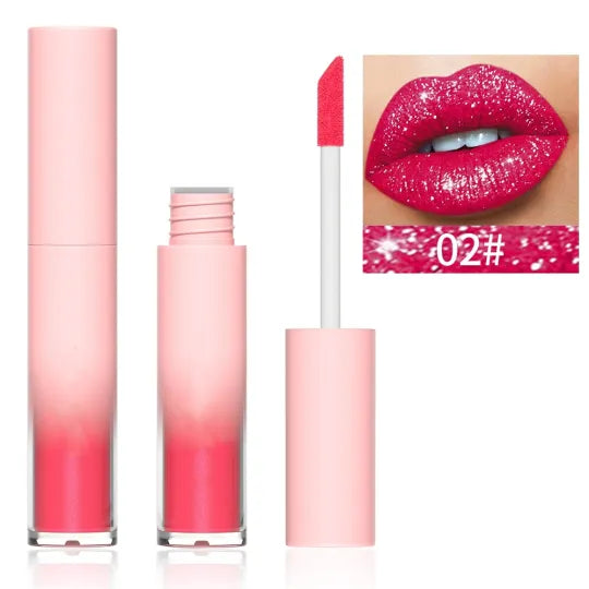 18 Color Diamond Lip Gloss Matte to Shimmer Liquid