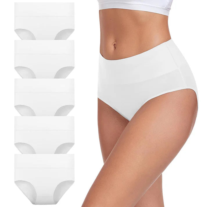 Plus Size High Waist Hip Lifting Cotton Panties for Women
