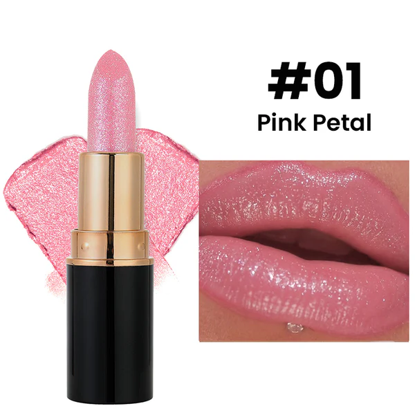 Waterproof Moisturizing Glitter Lipstick