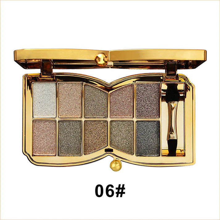 Ideal Gift - 10 Colors Glitter Eyeshadow Palette