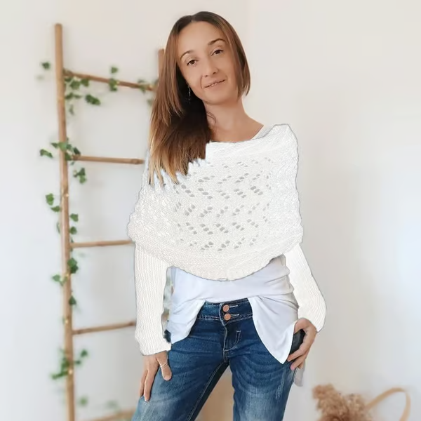 Knitted Wrap Shrugs For Women