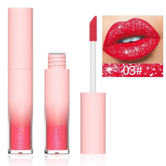 18 Color Diamond Lip Gloss Matte to Shimmer Liquid