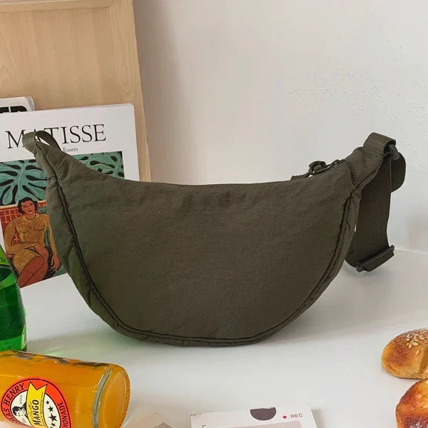 Simple Women Dumpling Cross body Bag