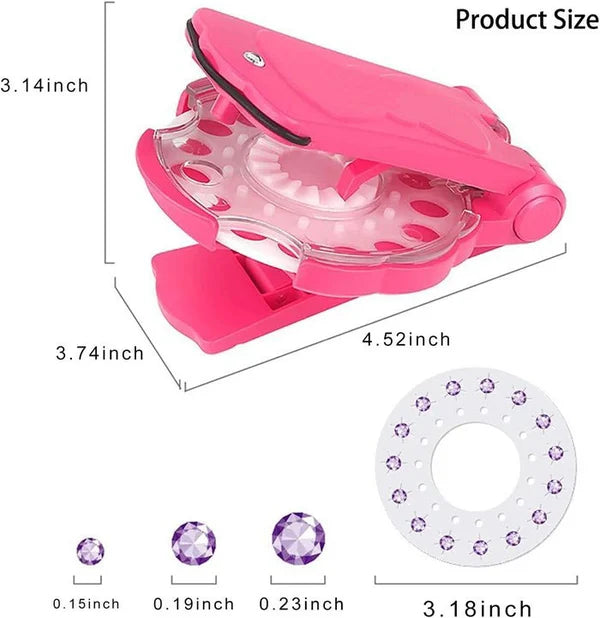 🔥Hot Sale‎🔥Gem Stapler - Glam Girl Styling Set