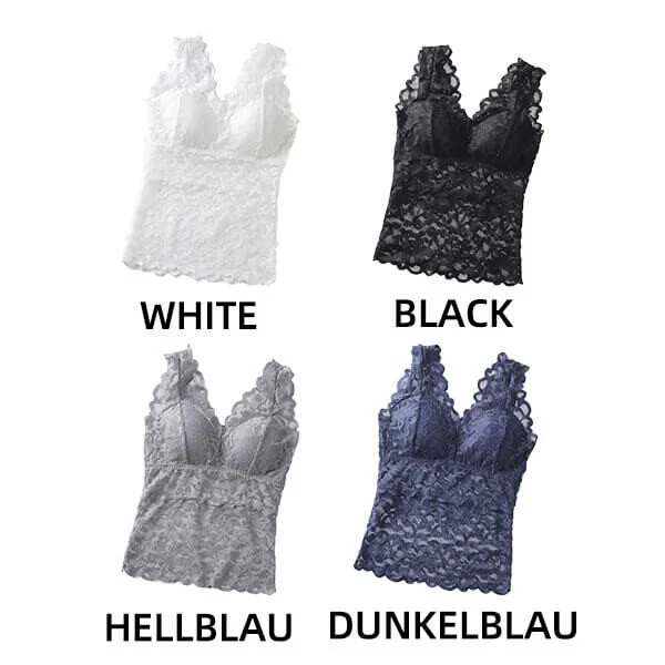 💖Last Day 49% OFF💖Long Lace Beauty Back Undershirt