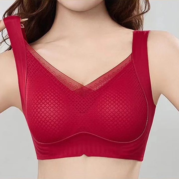 Full-coverage lifting and anti-sagging seamless bra
