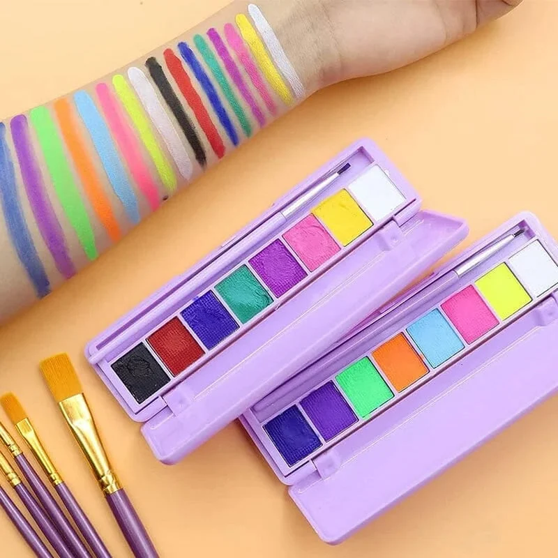 Water Soluble Fluorescent Makeup Palette