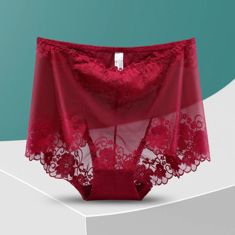 Womens silk lace handmade panties